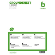 Bo-Camp Groundsheet Tarpaulin Transparent 2x3 Metres Bo-Camp - Dynamic Drive
