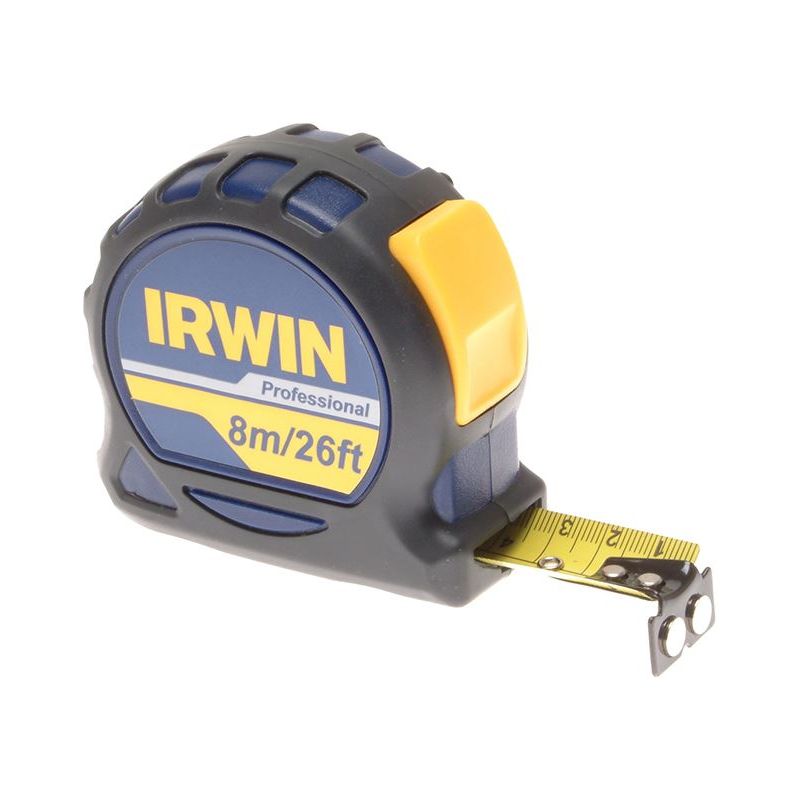 Irwin® Professional Pocket Tape 8m/26ft (Width 25mm) Carded IRWIN® - Dynamic Drive