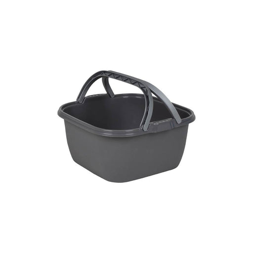 Bo-Camp Washing Bowl Square Polyethylene 13L Grey Bo-Camp - Dynamic Drive