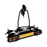 M-Way Towball Mounted Car Rear Tow Bar Cycle Holder 2 Bike Carriers w Electrics Maypole  - Dynamic Drive