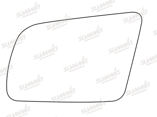 Summit Stick-On Standard Mirror Glass fits Vauxhall Cavalier LHS Summit - Dynamic Drive