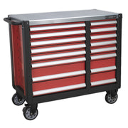 Sealey Mobile Workstation 16 Drawer with Ball-Bearing Slides AP24216 Sealey - Dynamic Drive