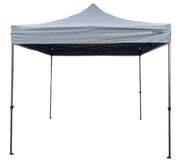 Louisiana Pop Up Folding Pavillion Gazebo in grey (300 x 450cm) Unbranded - Dynamic Drive
