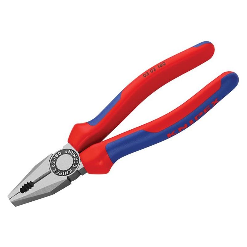 Knipex Combination Pliers Multi-Component Grip 180mm Knipex - Dynamic Drive