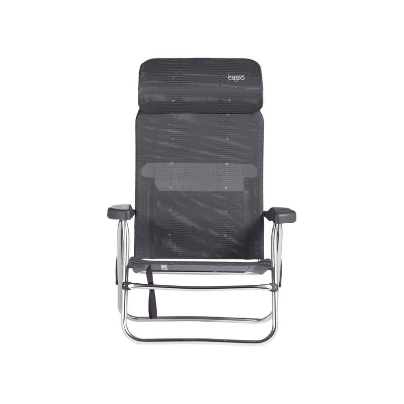 Crespo Beach Chair AL/205 Compact Dark Grey Crespo - Dynamic Drive