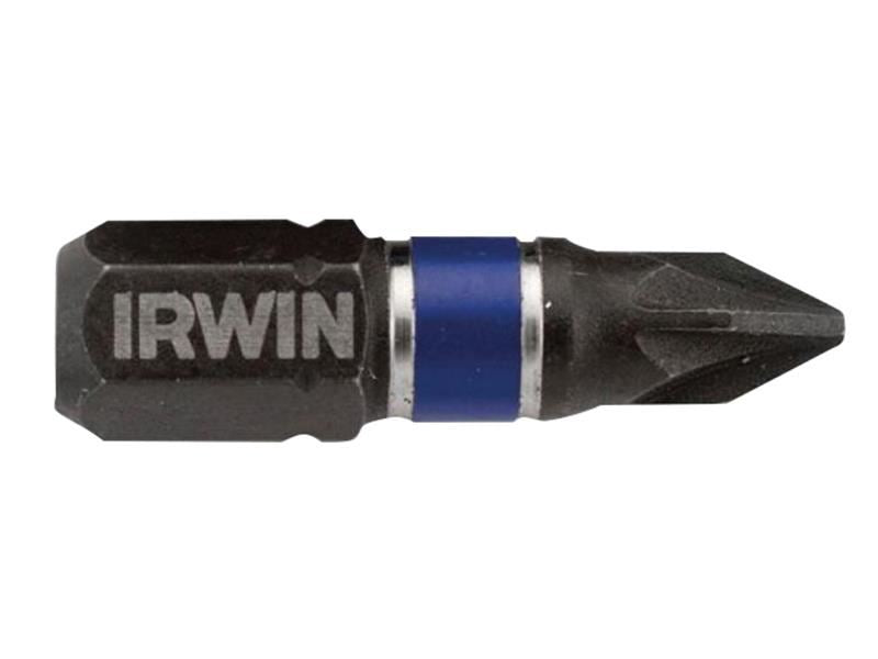 Irwin® Impact Pro Performance Screwdriver Bits PZ1 25mm (Pack 2) IRWIN® - Dynamic Drive