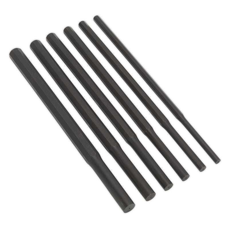 Sealey Parallel Pin Punch Set 6pc Heavy-Duty Metric AK91226 Sealey - Dynamic Drive
