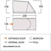 Vango Studio Small - TA009 - Anantara 450/650XL Cloud Grey Vango  - Dynamic Drive