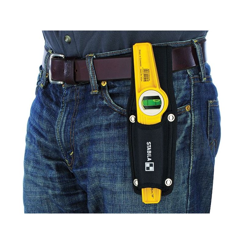 Stabila 81S-REM Rare Earth Magnetic Torpedo Level 25cm in Holster Stabila - Dynamic Drive