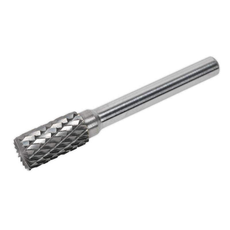 Sealey Tungsten Carbide Rotary Burr Cylindrical Front End Cut10mm SDB01 Sealey - Dynamic Drive