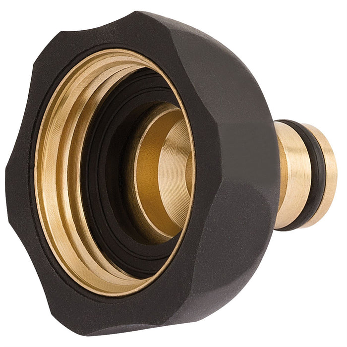 Draper Brass and Rubber Tap Connector, 1" 27697 Draper - Dynamic Drive