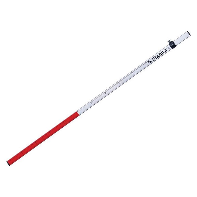 Stabila NL Telescopic Levelling Rod 2.4m Stabila - Dynamic Drive
