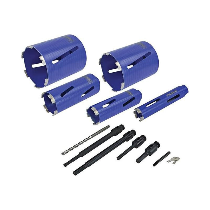 Faithfull Diamond Core Drill Kit & Case Set of 11 Faithfull - Dynamic Drive