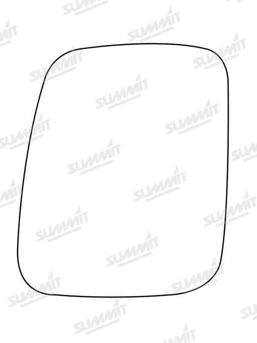 Summit Heated Base Plate With Commercial Mirror Glass fits VW Transporter T4 90 to 03 LHS RHS Summit - Dynamic Drive