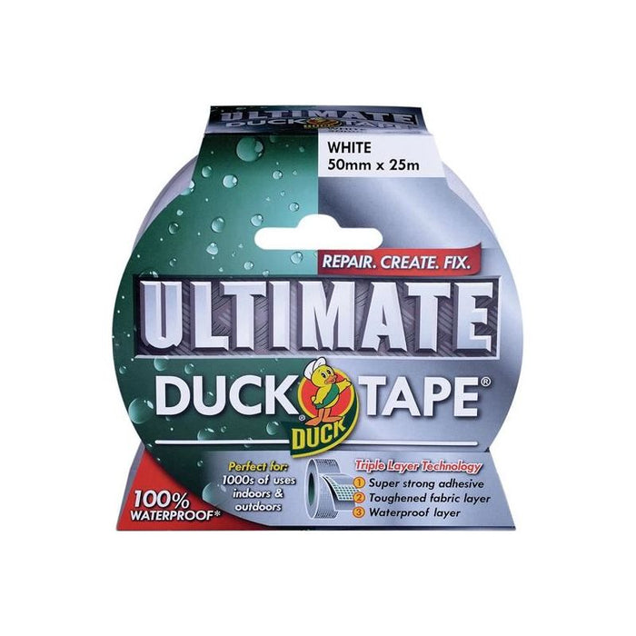 Shurtape Duck Tape® Ultimate 50mm x 25m White Shurtape - Dynamic Drive
