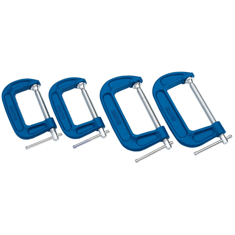 Draper C Clamp Set (4 Piece) 38368 Draper - Dynamic Drive