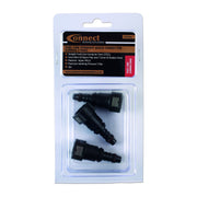 Connect Straight Fuel Line Quick Connectors 9.89 x 8mm 3pc 37214 Tool Connection - Dynamic Drive