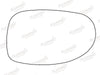 Summit Stick-On Standard Mirror Glass fits Citroen C5 LHS Summit - Dynamic Drive