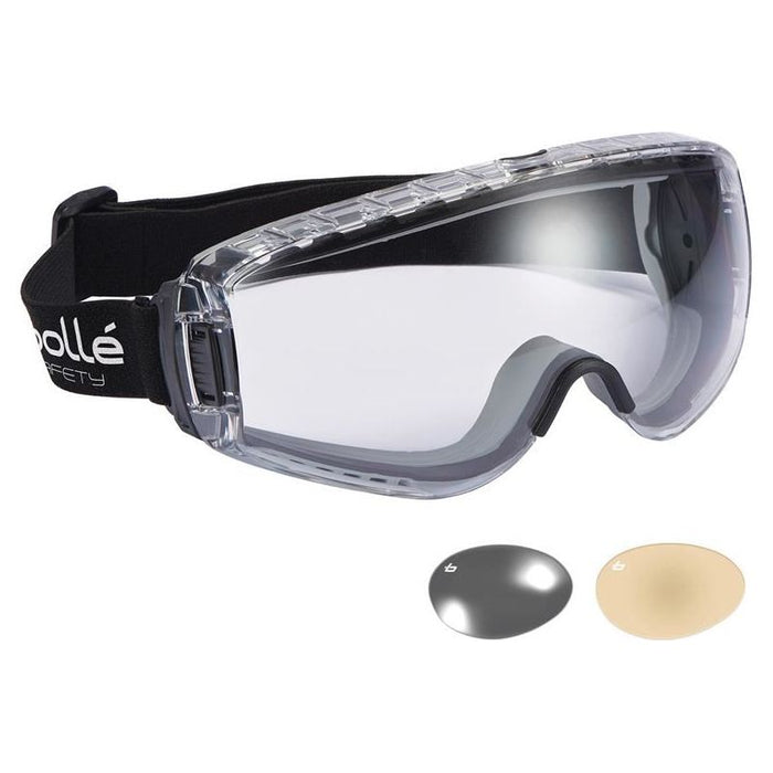 Bolle Safety PILOT PLATINUM® Ventilated Safety Goggles - Clear Bolle Safety - Dynamic Drive