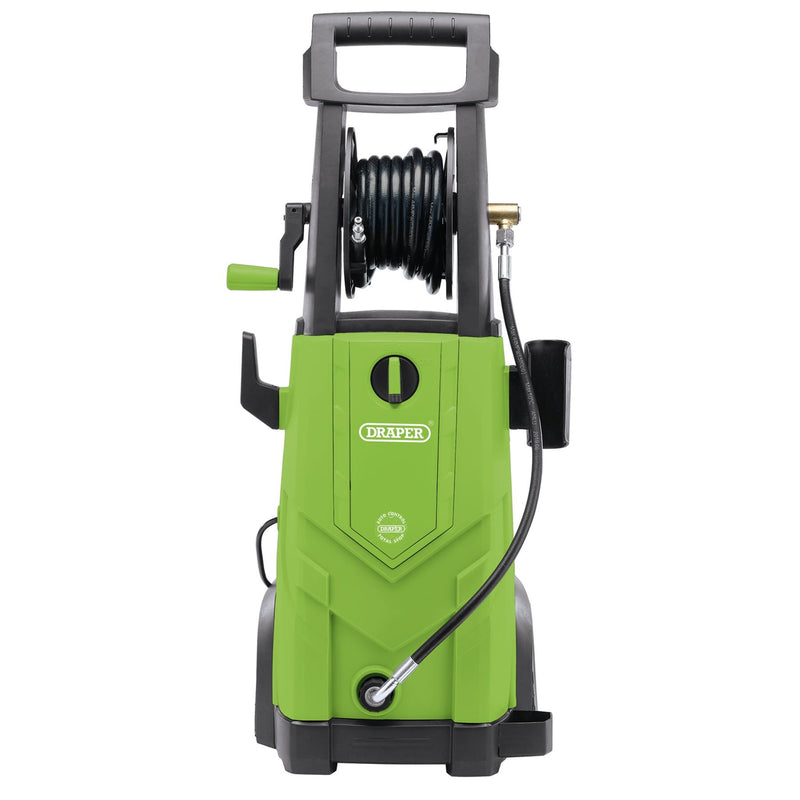 Draper 230V Pressure Washer, 2200W, 165Bar, Green 03095 Draper - Dynamic Drive