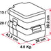 Fiamma Bi Pot 39 Toilet for Caravans and Motorhomes Fiamma - Dynamic Drive