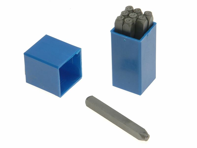 Priory 180- 6.0mm Set of Number Punches 1/4in Priory - Dynamic Drive