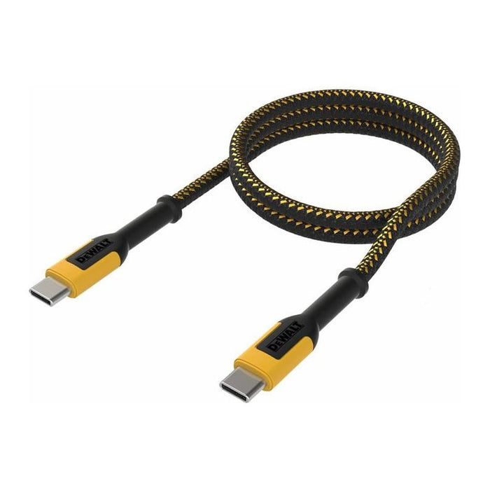 Dewalt Telecoms USB C to USB C 100W Reinforced Charging Cable 1.8m (6ft) DEWALT Telecoms - Dynamic Drive