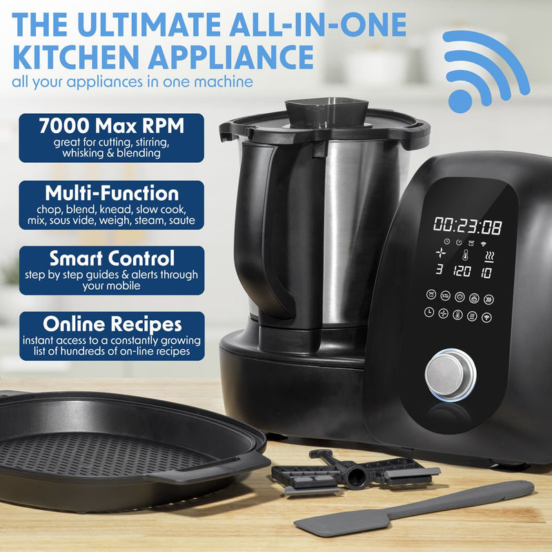 Baridi All-in-One Thermo-Cooker 18 Preset Functions 2L Capacity DH163 Baridi - Dynamic Drive