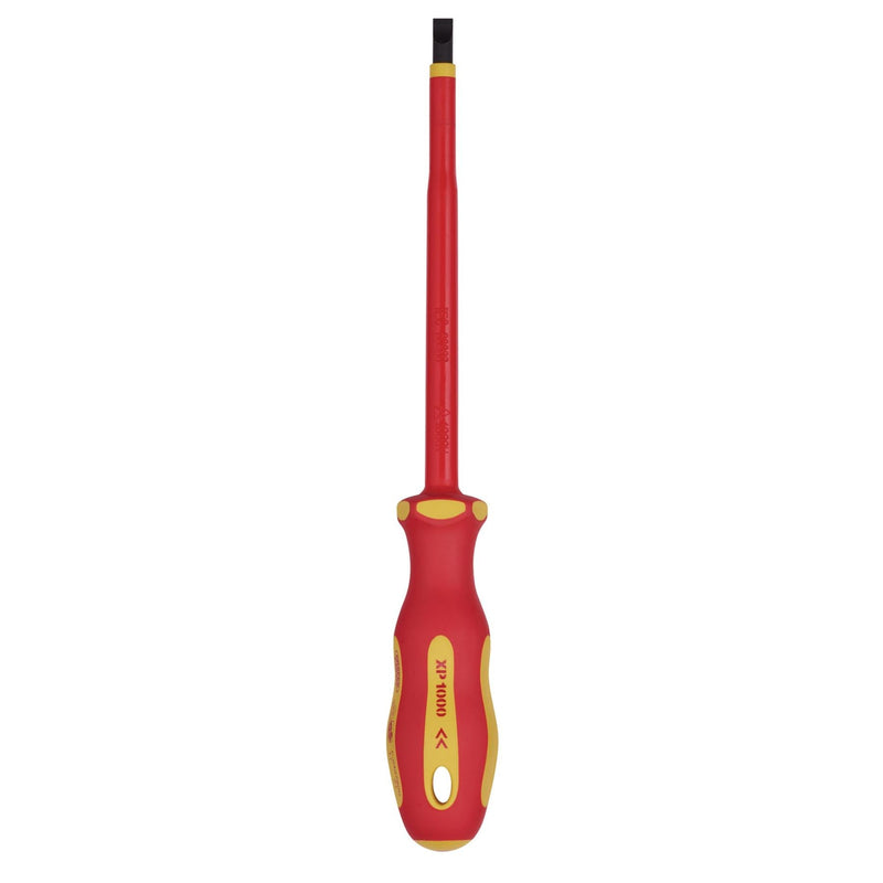 Draper XP1000 VDE Plain Slot Screwdriver, 6.5 x 150mm 64422 Draper - Dynamic Drive