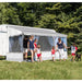Fiamma Polar White F45S 400 Awning Royal Grey Fabric Fiamma - Dynamic Drive