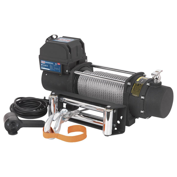 Sealey Self-Recovery Winch 5450kg (12000lb) Line Pull 12V SRW5450 Sealey - Dynamic Drive