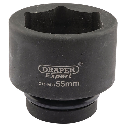 Draper Expert HI-TORQ 6 Point Impact Socket, 1" Sq. Dr., 55mm 05126 Draper - Dynamic Drive