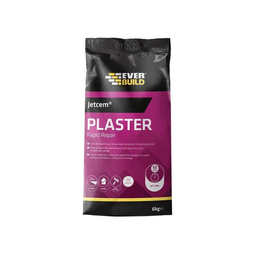 Everbuild Sika Jetcem Quick Set Patching Plaster (Single 6kg Pack) Everbuild Sika - Dynamic Drive