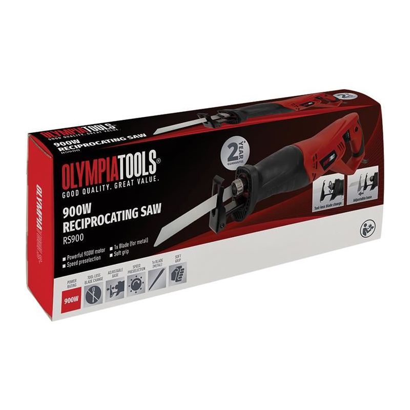 Olympia Power Tools Reciprocating Saw 900W 240V Olympia Power Tools - Dynamic Drive