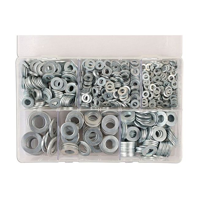 Connect Assorted Form A Flat Washers Box 800pc 31862 Tool Connection - Dynamic Drive
