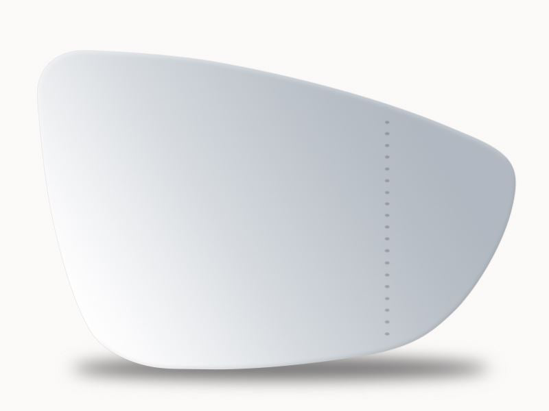 Summit Heated Base Plate With Blind Spot Mirror Glass fits VW Passat / Passat CC RHS Summit - Dynamic Drive