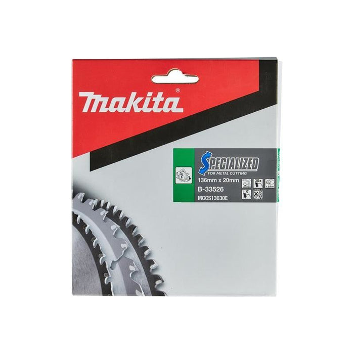 Makita B-33526 Specialized for Metal Cutting Saw Blade 136 x 20mm x 30T Makita - Dynamic Drive