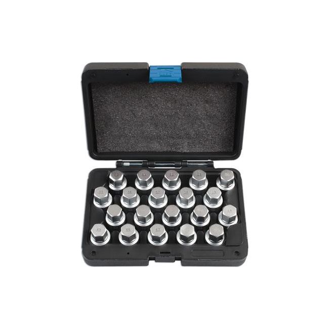 Laser Locking Wheel Nut Key Set 20pc - for VAG, Porsche 6662 Laser - Dynamic Drive