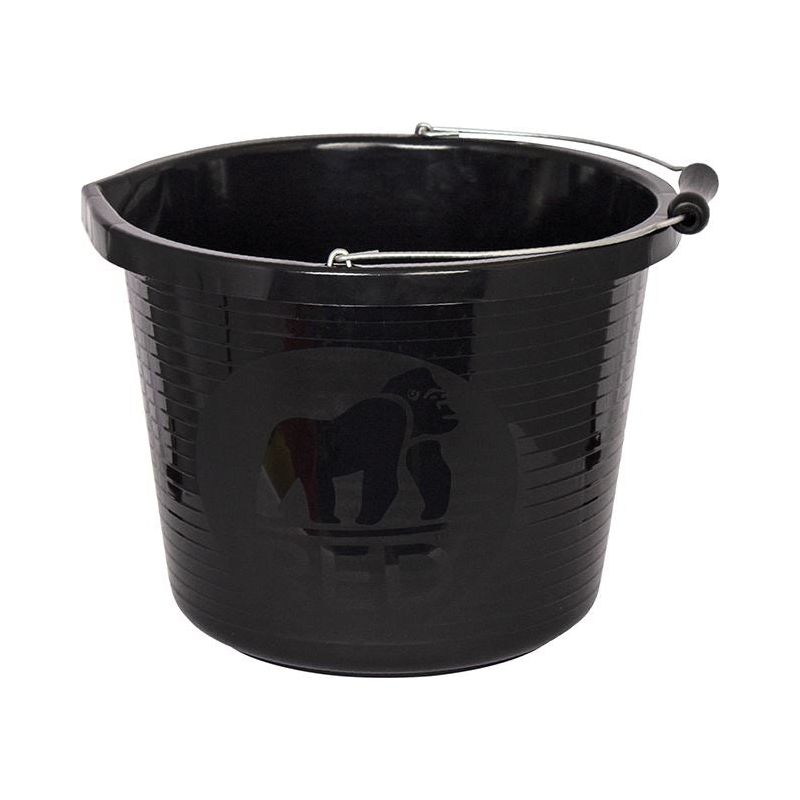 Red Gorilla Premium Bucket 14 litre (3 gallon) - Black Red Gorilla - Dynamic Drive