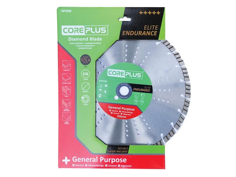 Coreplus GP350E Elite General-Purpose Diamond Blade 350mm CorePlus - Dynamic Drive