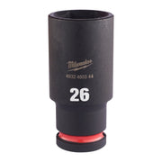 Milwaukee Hex Socket Shw 1/2 Deep 26Mm-1Pc 4932480344 Milwaukee - Dynamic Drive