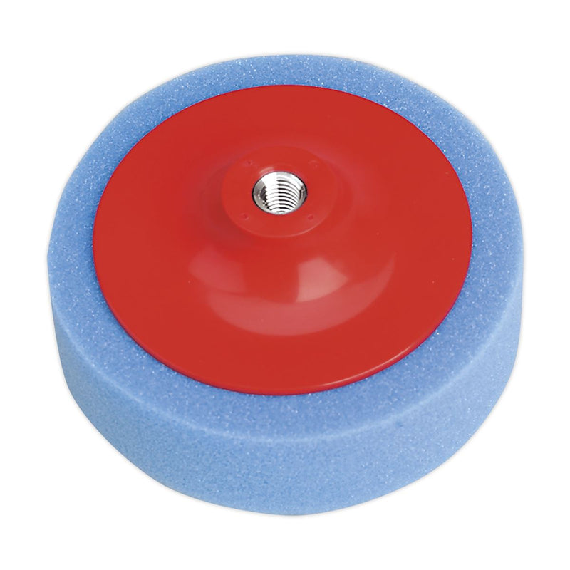 Sealey Buffing & Polishing Foam Head150 x 50mm M14 x 2mm Blue/Medium Sealey - Dynamic Drive