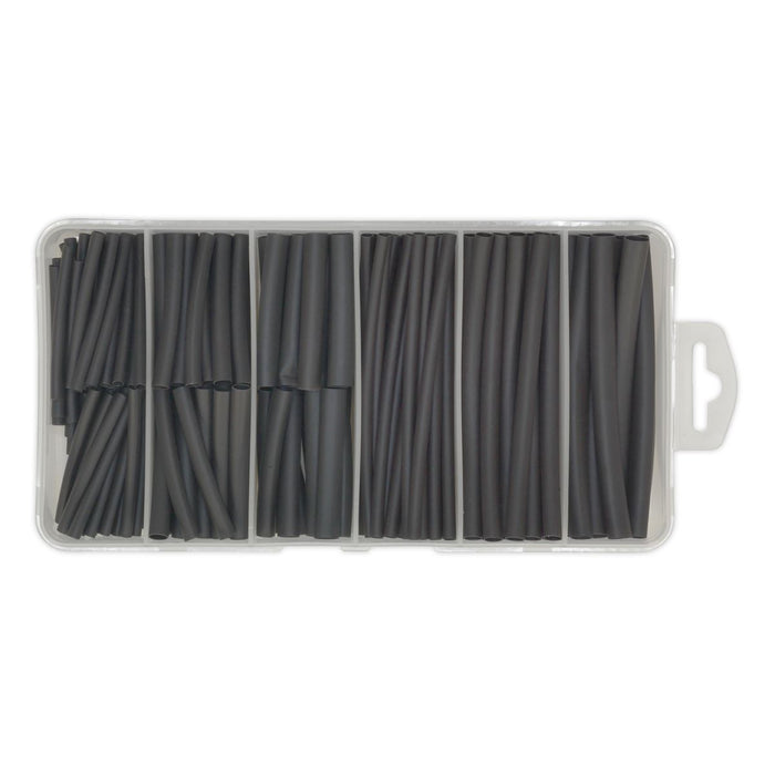 Sealey Heat Shrink Tubing Assortment 180pc 50 & 100mm Black HST501B Sealey - Dynamic Drive
