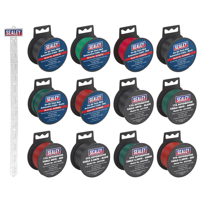 Sealey Clip Strip Deal - Automotive Cable ACSET Sealey - Dynamic Drive