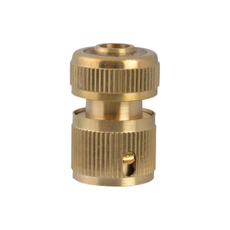 Faithfull Brass Female Water Stop Connector 12.5mm (1/2in) Faithfull - Dynamic Drive