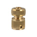 Faithfull Brass Female Water Stop Connector 12.5mm (1/2in) Faithfull - Dynamic Drive