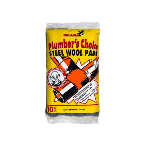 Trollull Plumber's Choice Steel Wool Pads 200g Trollull - Dynamic Drive
