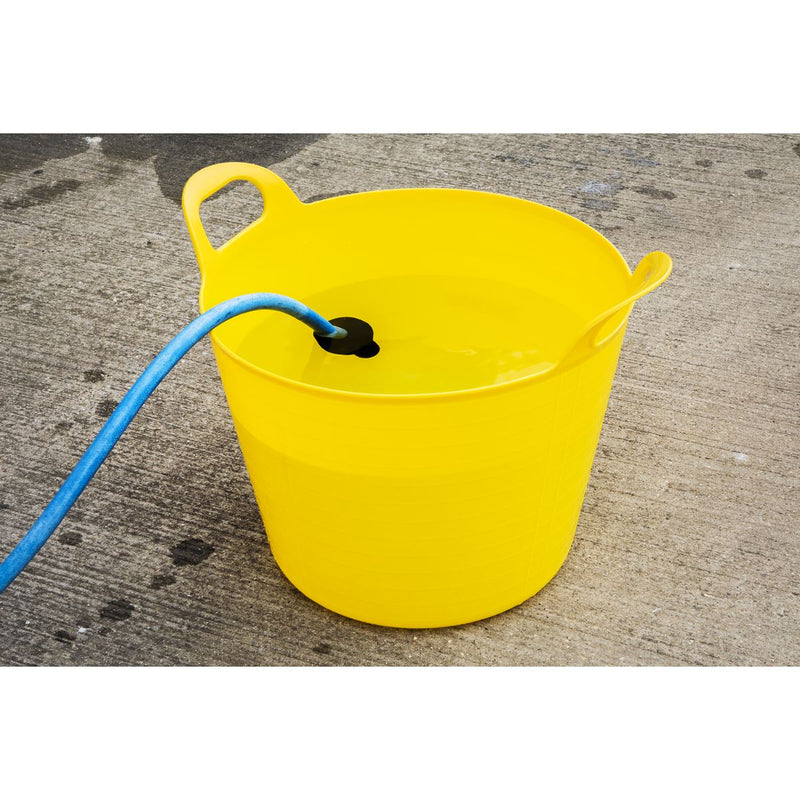 Sealey Heavy-Duty Flexi Tub 40L Yellow SFT40Y Sealey - Dynamic Drive
