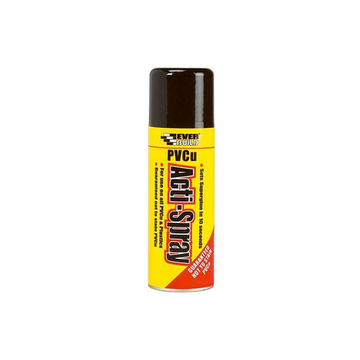Everbuild Sika PVCu Acti-Spray 200ml Everbuild Sika - Dynamic Drive
