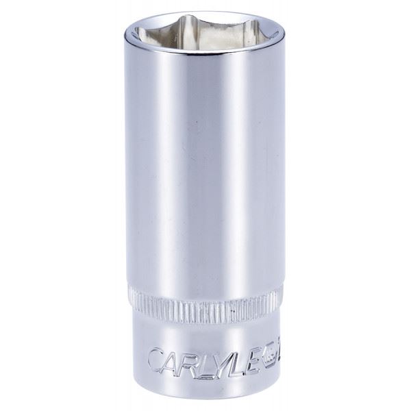 Carlyle Hand Tools 3/8Dr 21mm Deep Chrome Socket SD38021M Caryle Tools - Dynamic Drive